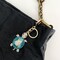 Wrapables Crystal Bling Key Chain Keyring Car Purse Handbag Pendant Charm, Blue Sea Turtle